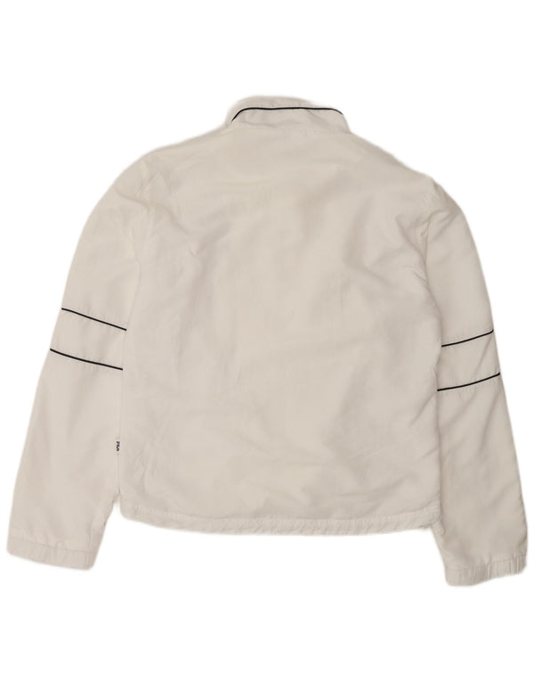 Fila Γυναικεία αθλητική φόρμα Top Jacket UK 16 Large White Polyester