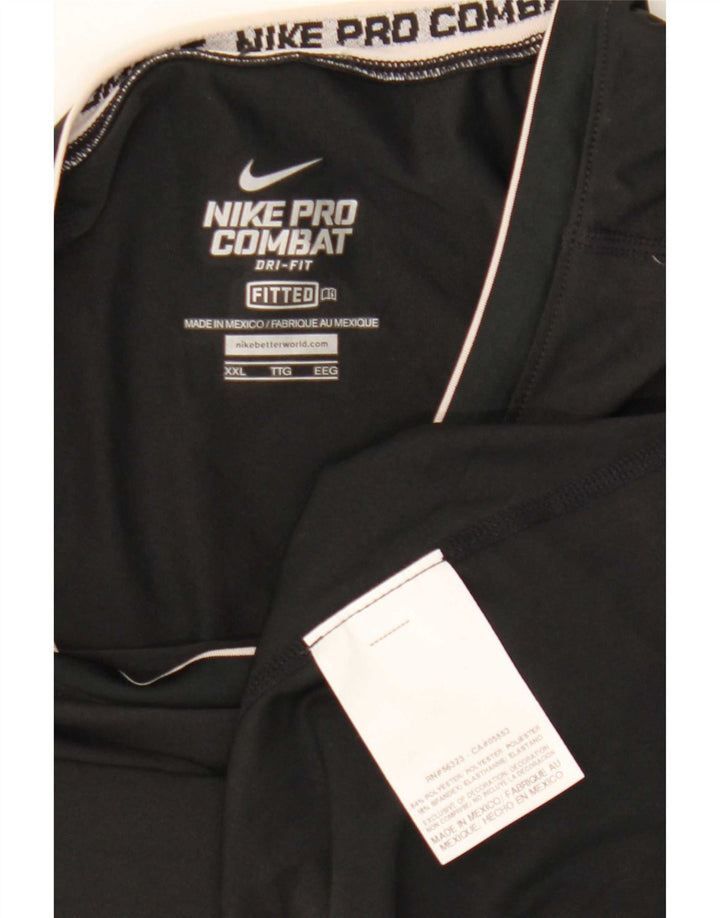 Ανδρικό μπλουζάκι συμπίεσης Nike Top 2XL μαύρο πολυεστέρα