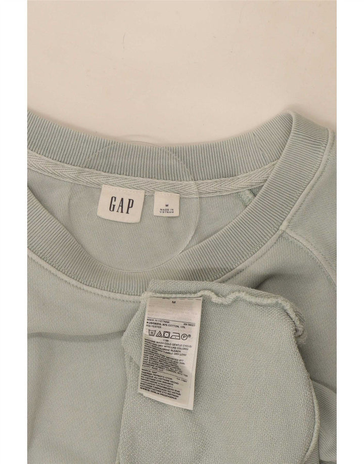 Gap Γυναικεία κοντομάνικη φούτερ Jumper UK 14 Μεσαίο πράσινο βαμβακερό