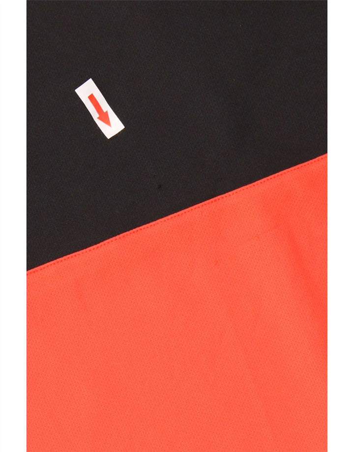 Ανδρικό μπλουζάκι Nike Dri Fit Polo με μεγάλο πορτοκαλί χρώμα πολυεστέρα