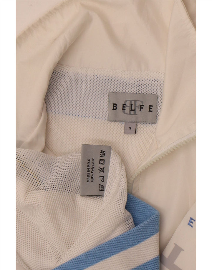 Ανδρική φόρμα γυμναστικής γραφική Belfe Top Jacket Small White Colourblock Polyester