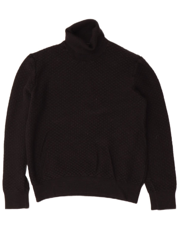 TRUSSARDI Γυναικείο πουλόβερ με ρολό λαιμόκοψη UK 20 2XL Μαύρο