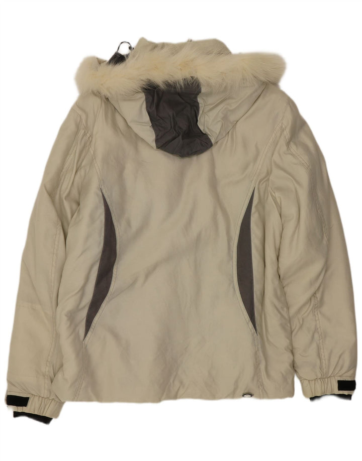 Colmar Ανδρικό μπουφάν σκι με κουκούλα IT 46 Small Beige Colourblock
