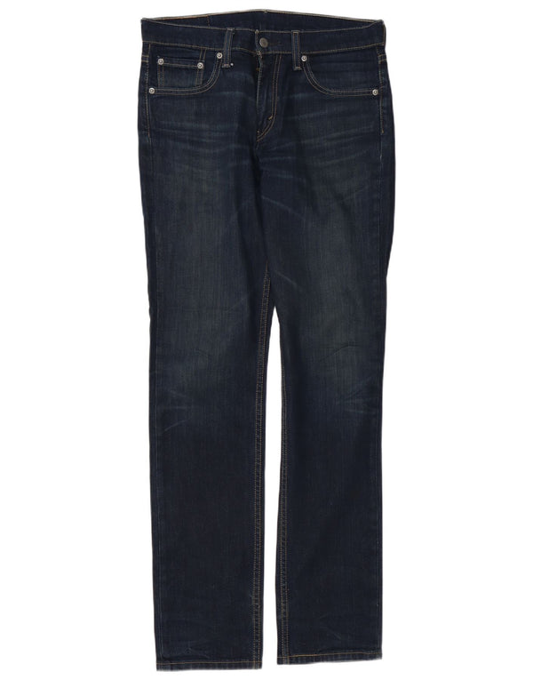 LEVI'S Ανδρικό 511 Slim Jeans W30 L34 Navy Blue Cotton