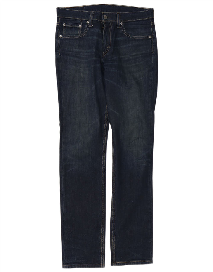 LEVI'S Ανδρικό 511 Slim Jeans W30 L34 Navy Blue Cotton