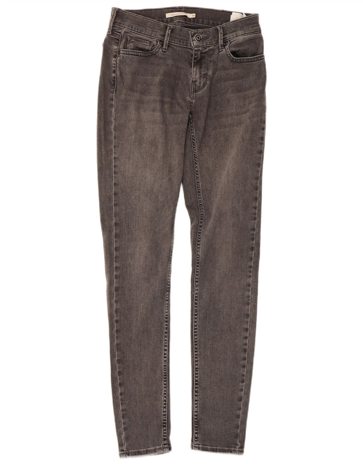 LEVI'S Γυναικείο 710 Super Skinny Jeans W26 L29 Γκρι βαμβακερό