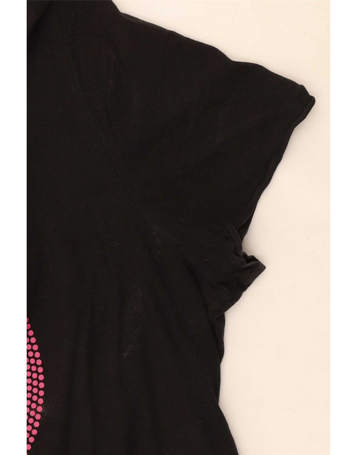 Γυναικείο γραφικό μπλουζάκι Puma Top UK 12 Medium Black