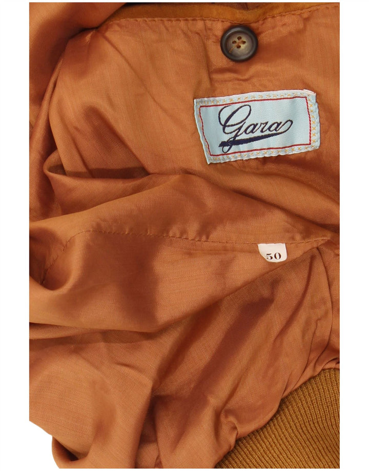 Gara Ανδρικό Suede Bomber Jacket IT 50 Large Brown