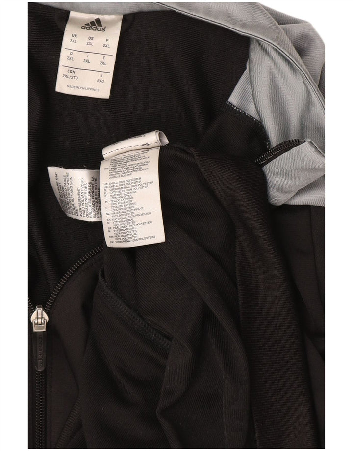 Ανδρική φόρμα Adidas Top Jacket 2XL Black Colourblock Polyester