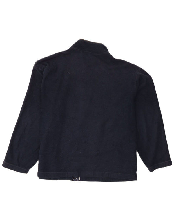 Marks & Spencer Ανδρικό Fleece Jacket UK 40 Large Navy Blue Polyester