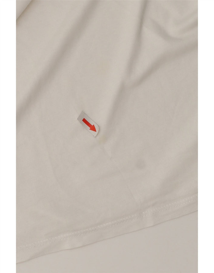 Γυναικείο γραφικό T-Shirt LEVI'S Top UK 10 Small White
