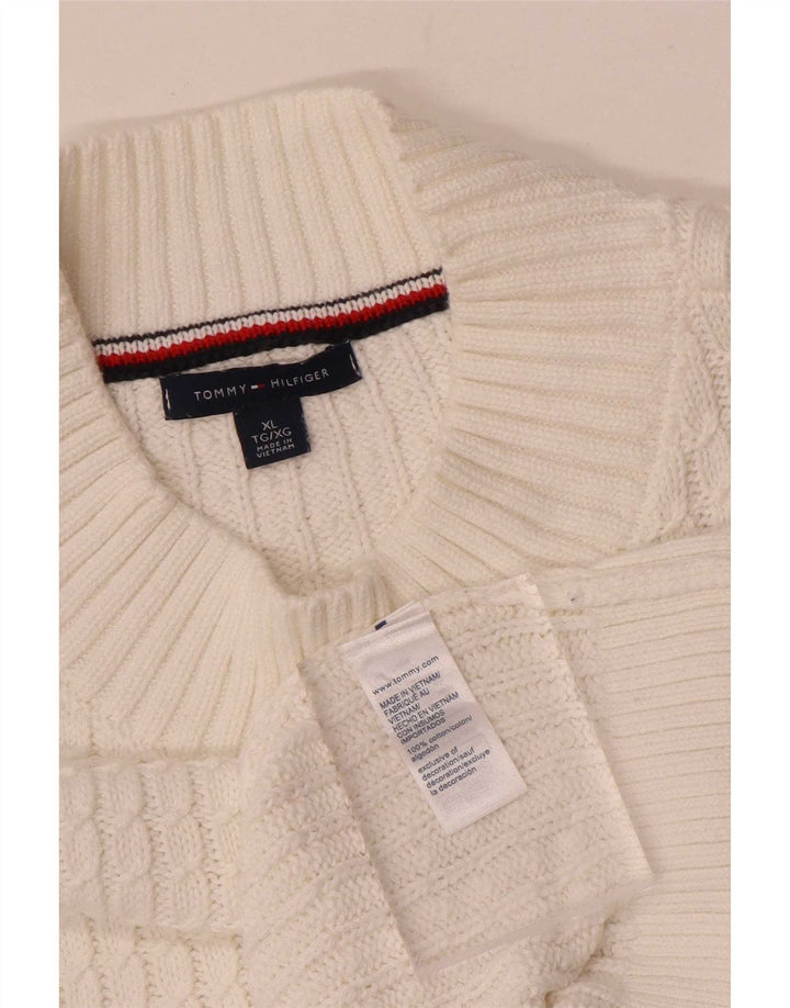 Tommy Hilfiger Ανδρικό γιλέκο Tank Top XL Λευκό βαμβακερό