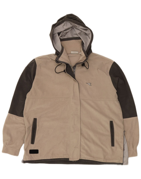 DIADORA Γυναικεία φόρμα Oversized Top Jacket UK 14 Medium Beige