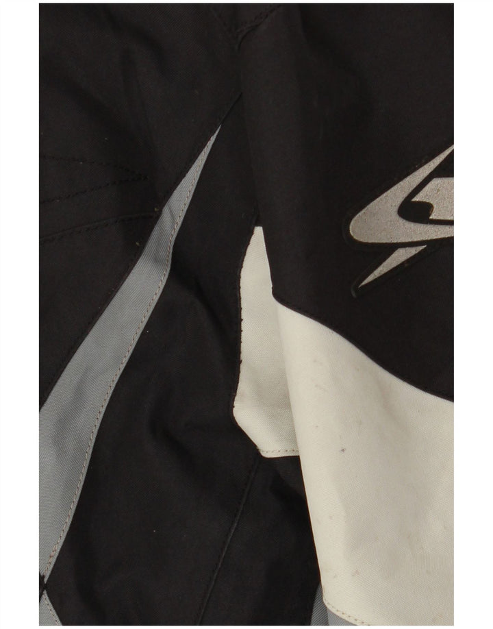 Ανδρικό Spyke Graphic Bomber Jacket UK 40 Large Black Colorblock Biker