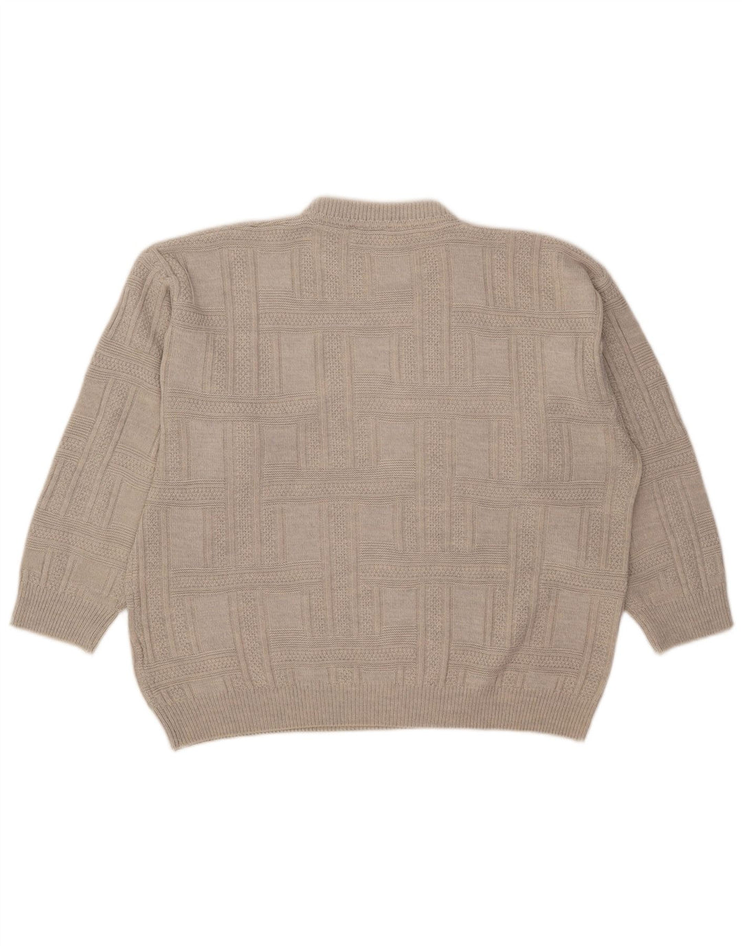 Ανδρικό πουλόβερ Nick Taylor Crew Neck Jumper XL Γκρι ακρυλικό
