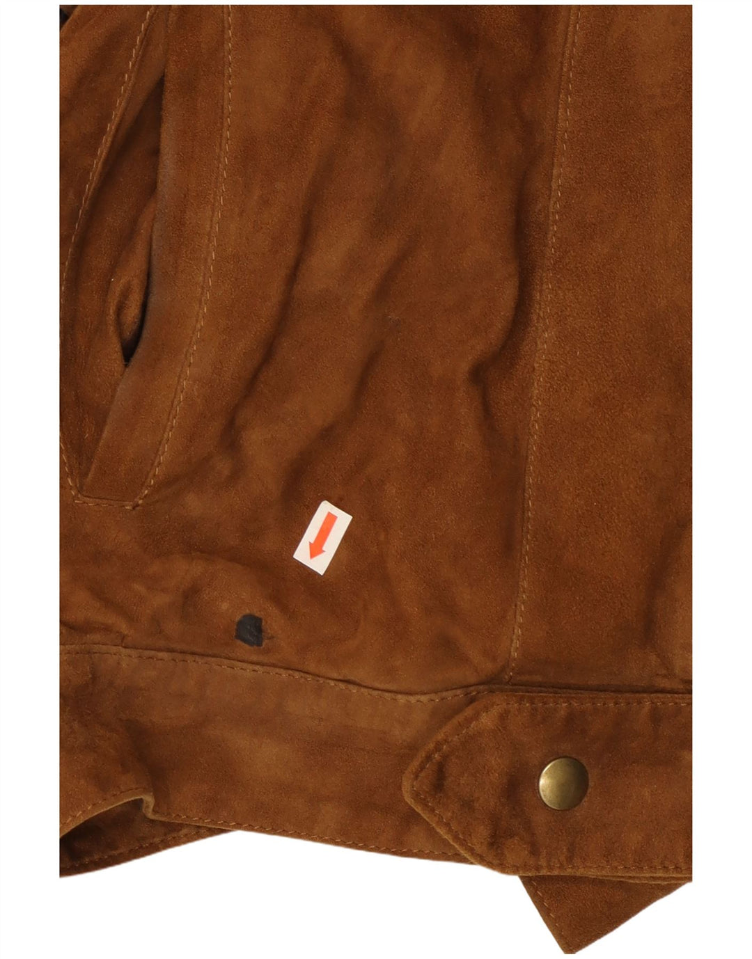 Vintage Ανδρικό Suede Jacket IT 48 Medium Brown