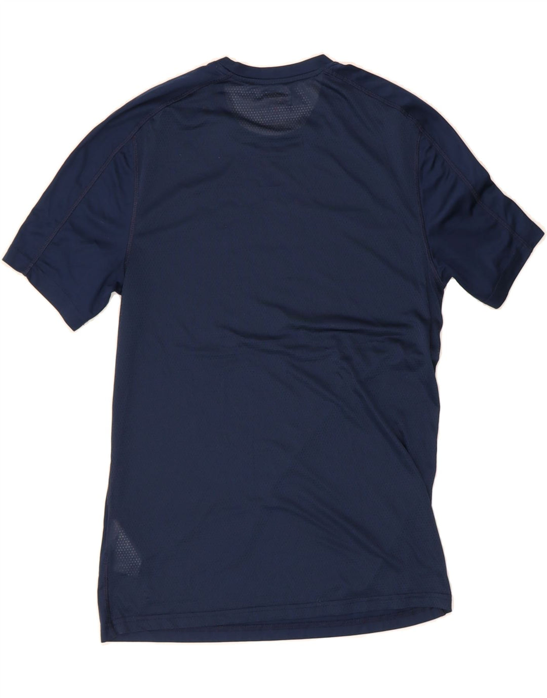 REEBOK Mens T-Shirt Top Small Navy Blue Polyester Vintage Reebok and Second-Hand Reebok from Messina Hembry 