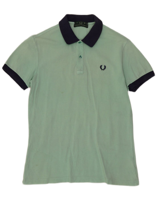 FRED PERRY Ανδρικό Πόλο Μπλουζάκι Μεσαίο Πράσινο Βαμβακερό