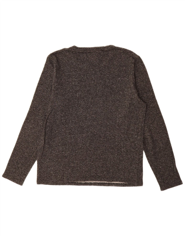 Vintage ανδρικό τοπ μακρυμάνικο μεγάλο γκρι βαμβακερό