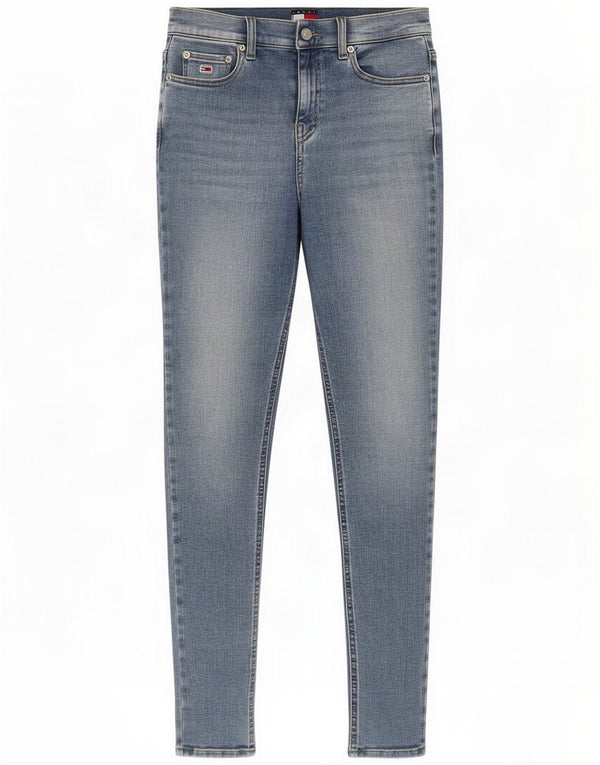 Tommy Hilfiger Womens Nora Mid Rise Skinny Jeans W27 L30 Blue