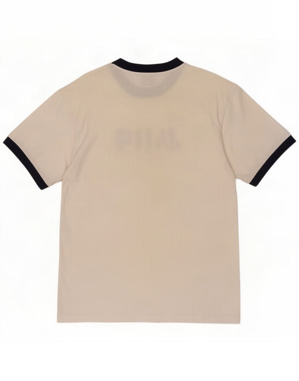 Ανδρικό γραφικό μπλουζάκι Fila Top Large Λευκό