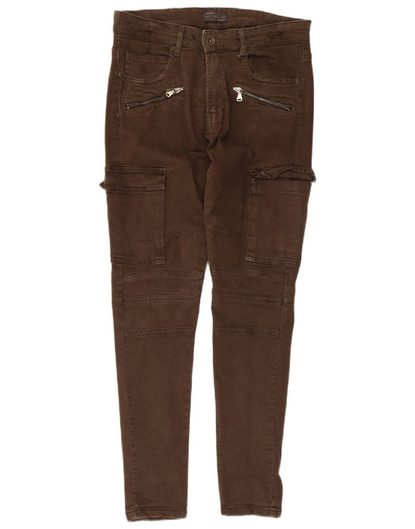 Ανδρικό παντελόνι Zara Slim Cargo EU 44 Large W34 L29 Khaki