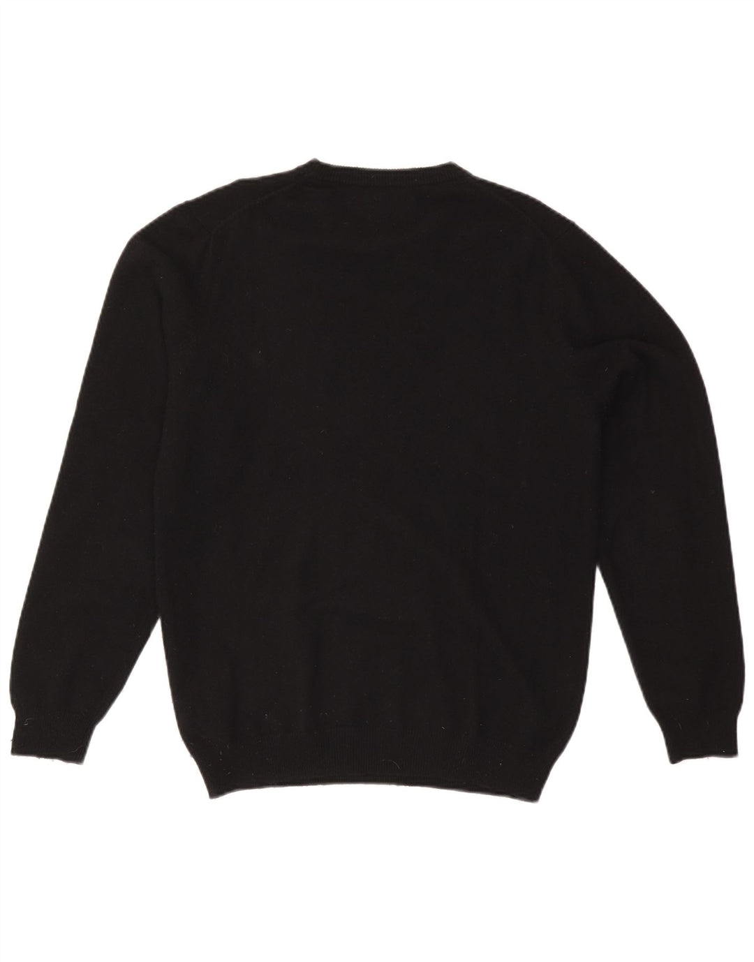 Ανδρικό πουλόβερ Zara Crew Neck Jumper Μεγάλο μαύρο κασμίρ