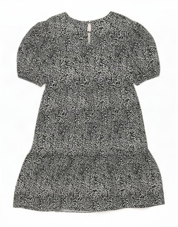 Marks & Spencer Γυναικείο φόρεμα UK 12 Medium μαύρο Paisley Polyester