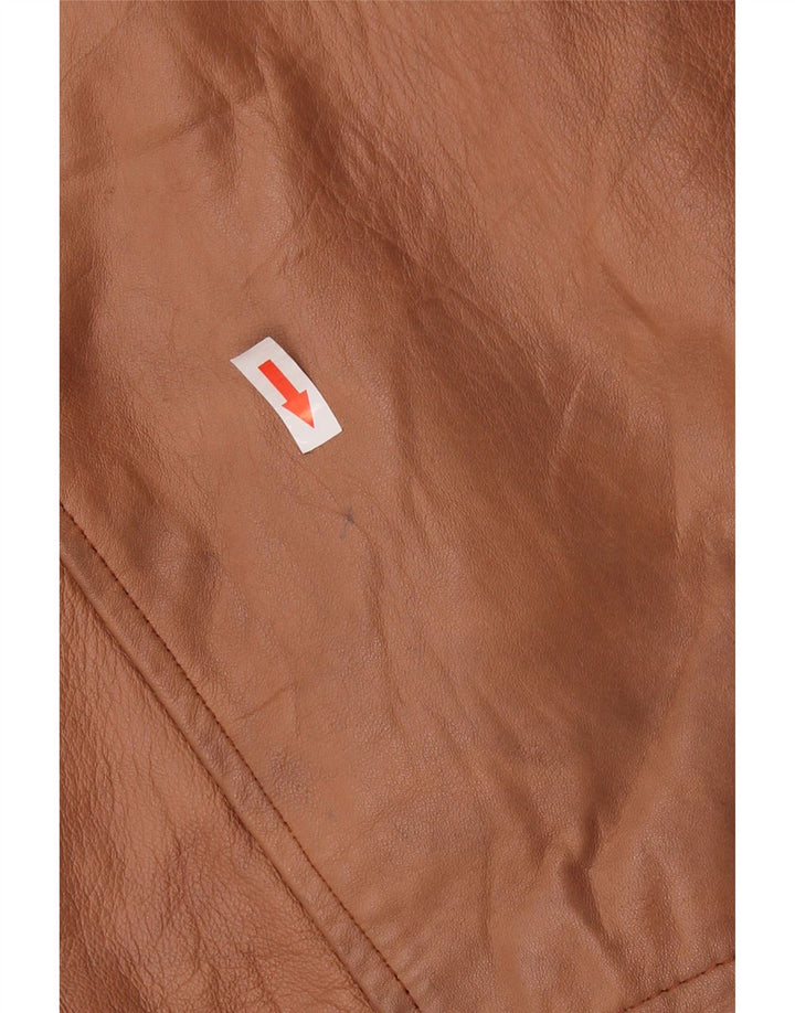 Vintage Γυναικείο Oversized Shearling Jacket UK 16 Large Brown