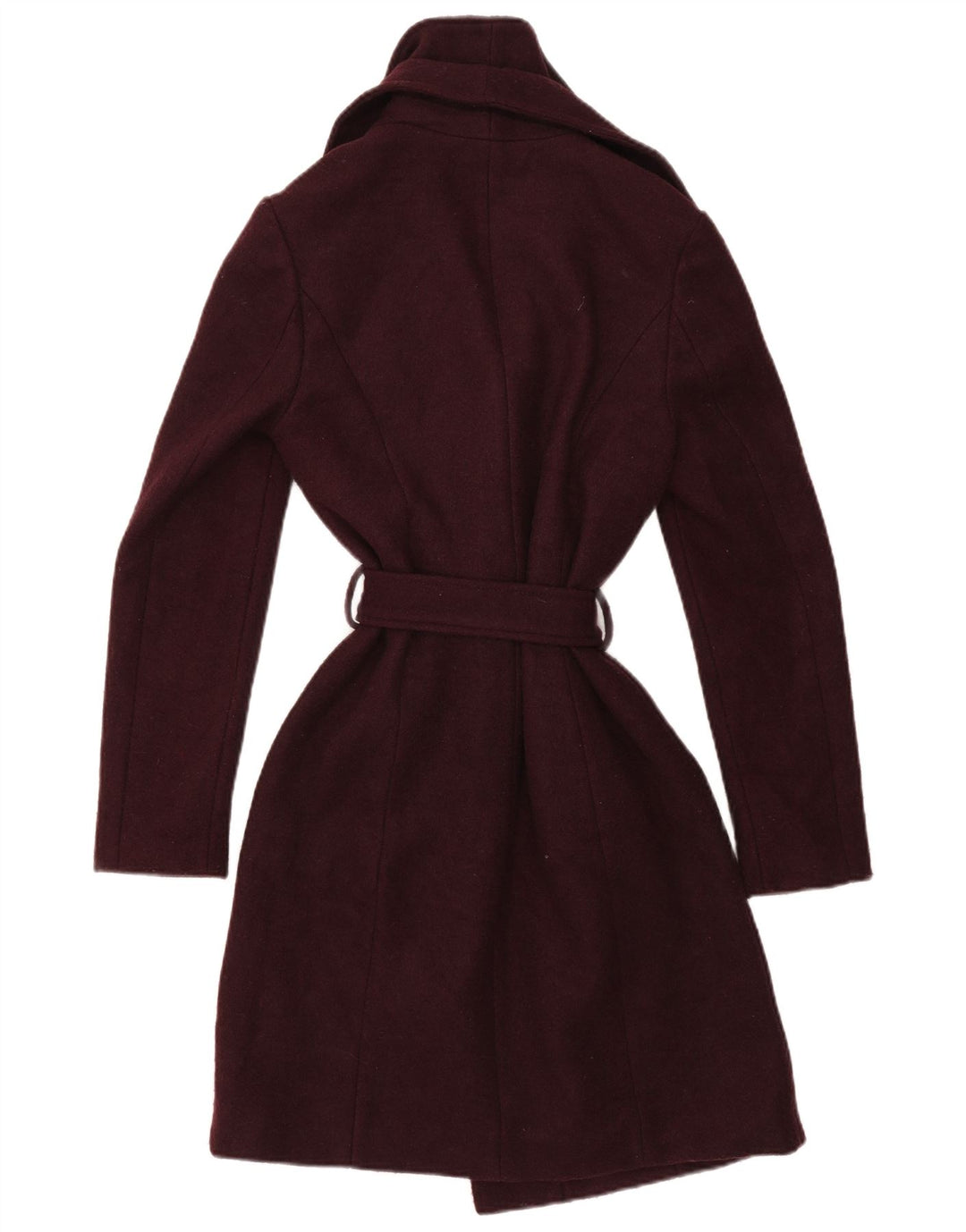 Lipsy Γυναικείο παλτό UK 10 Small Burgundy Polyester