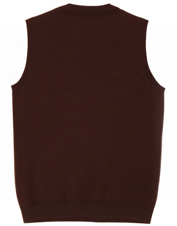 Zara Γυναικείο Γιλέκο Tank Top UK 12 μεσαίο καφέ βαμβακερό