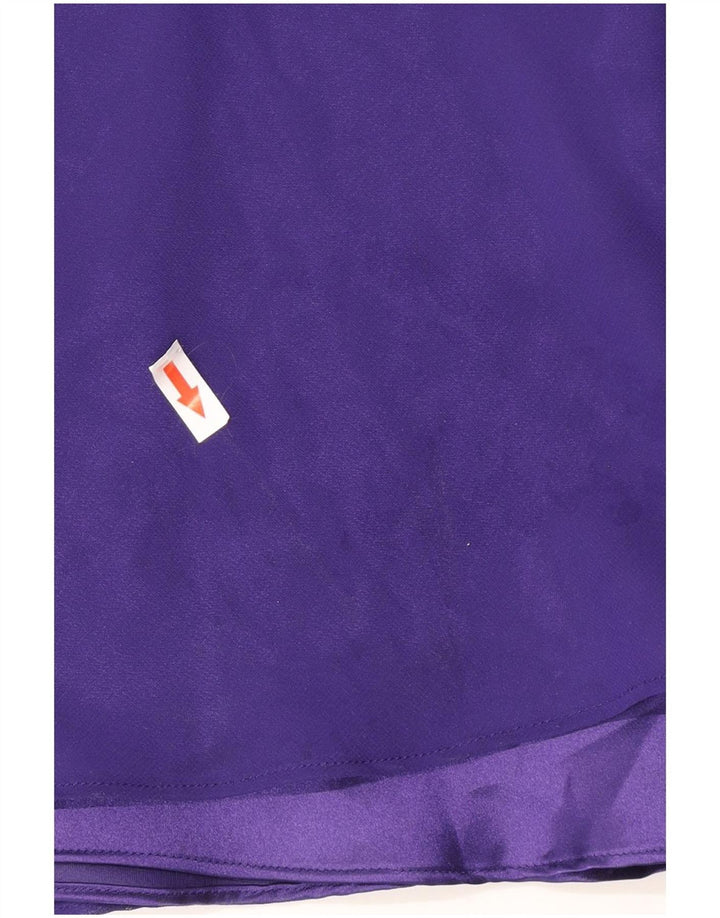 Ντεμπούτο Γυναικείο Αμάνικο Maxi Φόρεμα UK 14 Medium Purple Polyester