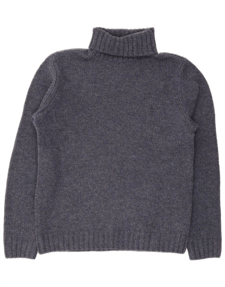 Γυναικείο πουλόβερ Penguin Roll Neck Jumper UK 16 Large Navy Blue