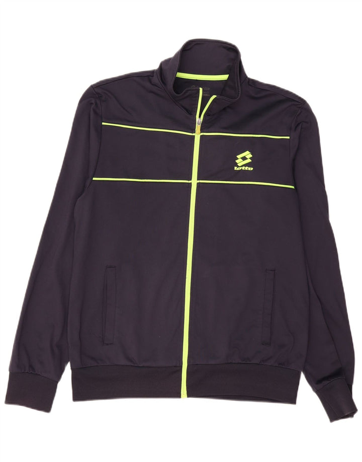 Ανδρική φόρμα Lotto Top Jacket Medium Navy Blue