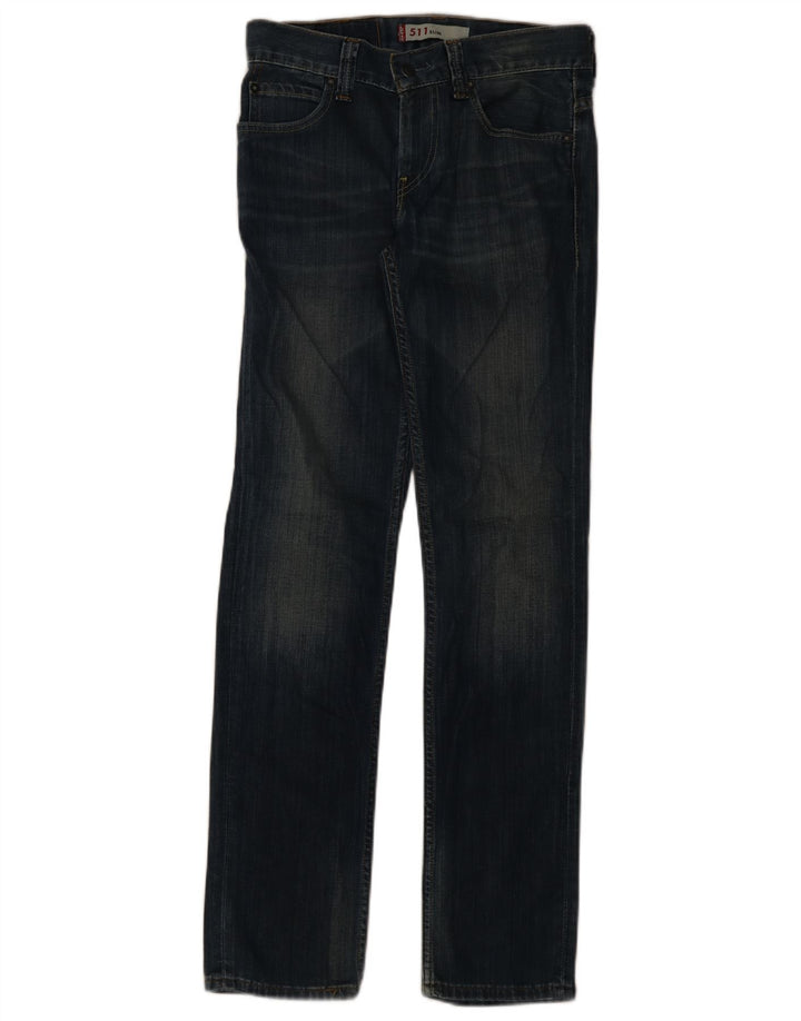 Levi's Mens 511 Slim Jeans W31 L34 Navy Blue Cotton