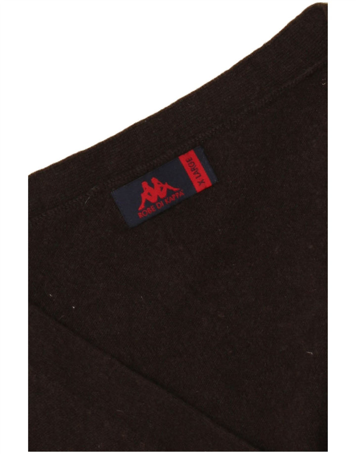 Ανδρικό πουλόβερ ζακέτα Kappa XL καφέ