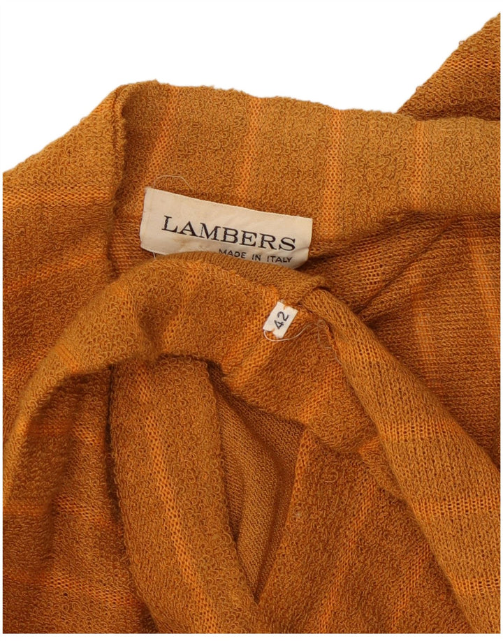 Γυναικείο πουλόβερ Longline Ζακέτα Lambers IT 42 μεσαίου πορτοκαλί ρίγες