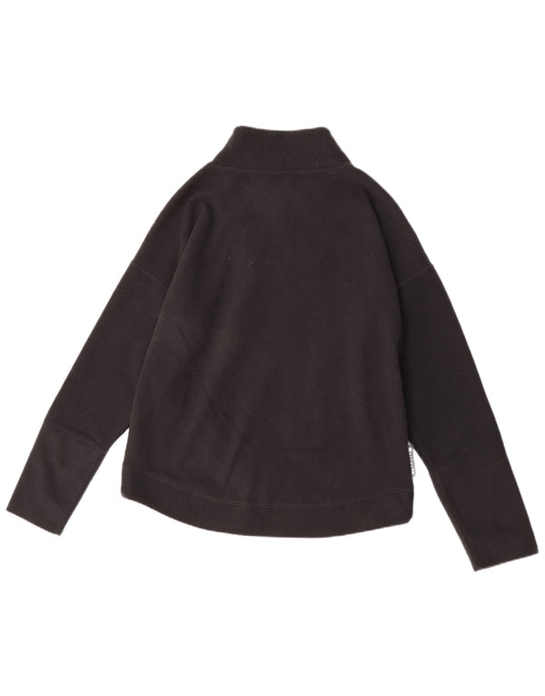 Under Armour Womens Graphic Zip Fleece Jumper UK 14 Medium Black