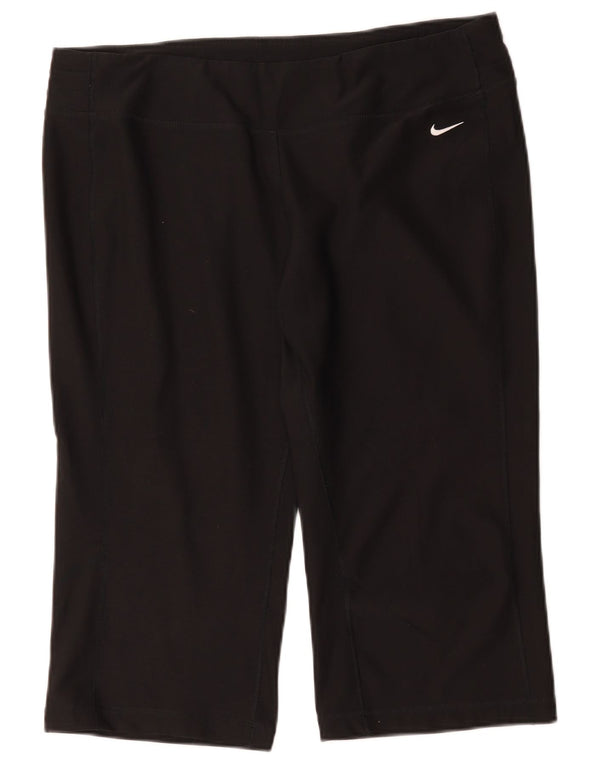 Nike Γυναικεία κολάν Capri UK 20/22 XL Μαύρο