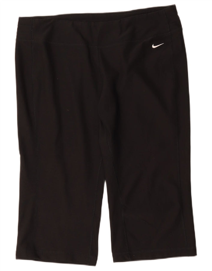 Nike Γυναικεία κολάν Capri UK 20/22 XL Μαύρο