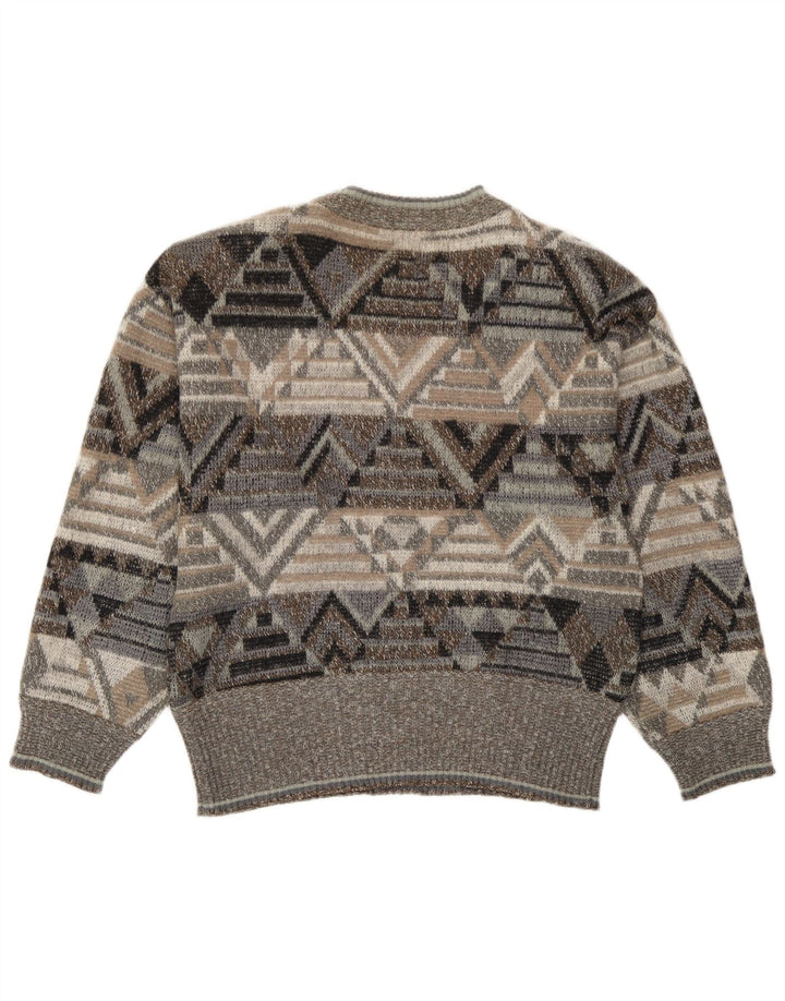Ανδρικό πουλόβερ Bogner Crew Neck Jumper Μικρό Γκρι Γεωμετρικό Ακρυλικό