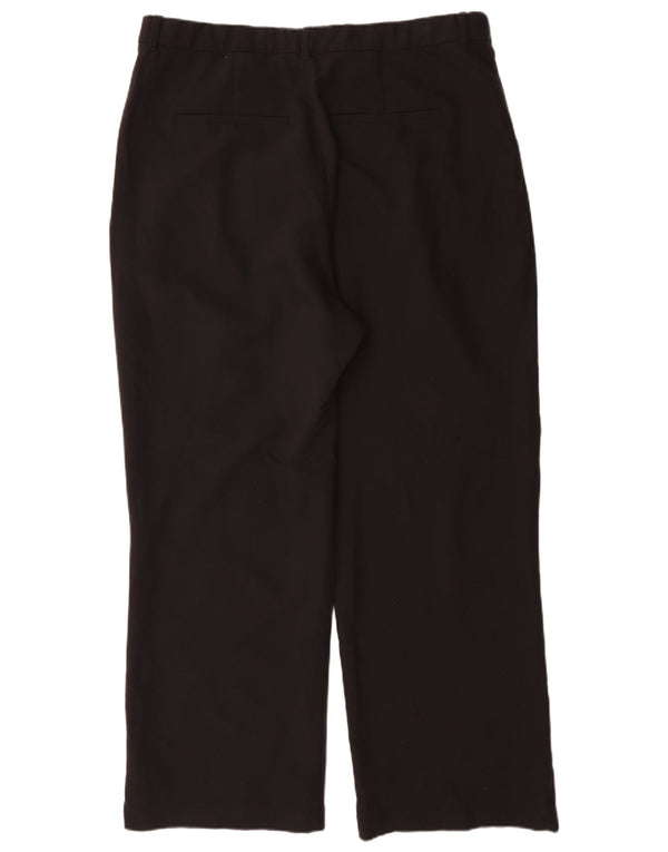 Γυναικείο ψηλόμεσο παντελόνι Chino Abercrombie & Fitch UK 18 XL W34 L32 μαύρο