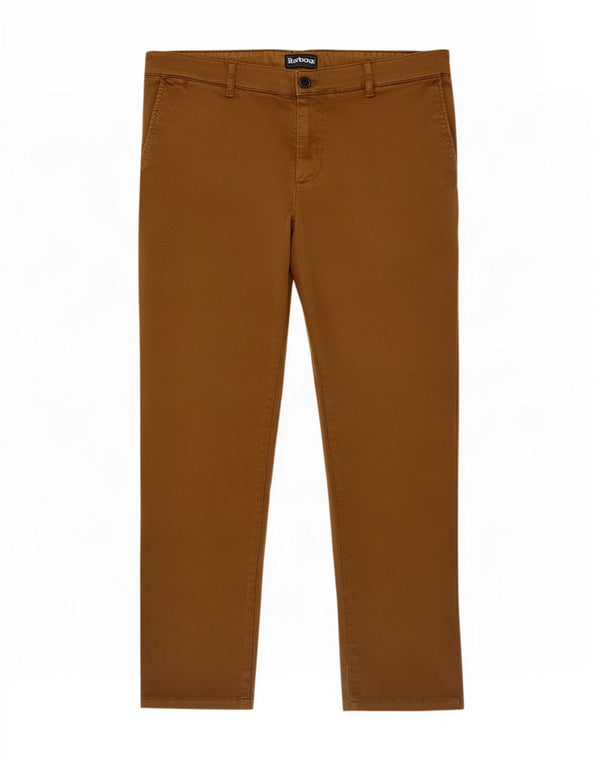 Barbour Ανδρικό παντελόνι Chino με κανονική εφαρμογή IT 46 Small W36 L28 Καφέ βαμβακερό