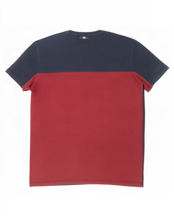 Ανδρικό γραφικό μπλουζάκι Jack Wills Top Small Navy Blue Colourblock