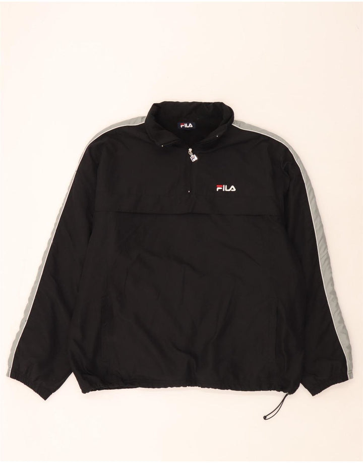 Ανδρικό πουλόβερ Fila Windbreaker Jacket UK 42 XL Μαύρο Πολυεστέρας