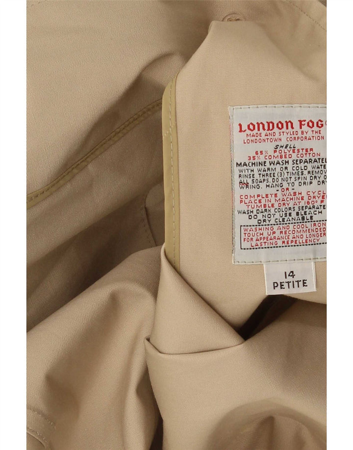 Γυναικείο πανωφόρι London Fog US 14 XL καφέ πολυεστέρας