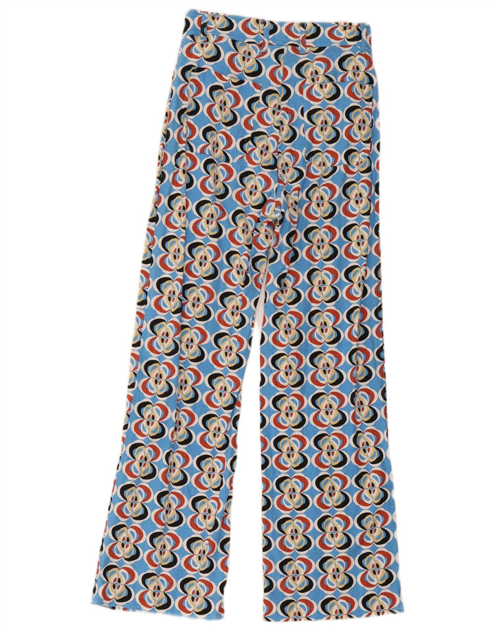 Zara Γυναικείο Abstract Pattern Παντελόνι XS W24 L28 Πολύχρωμο