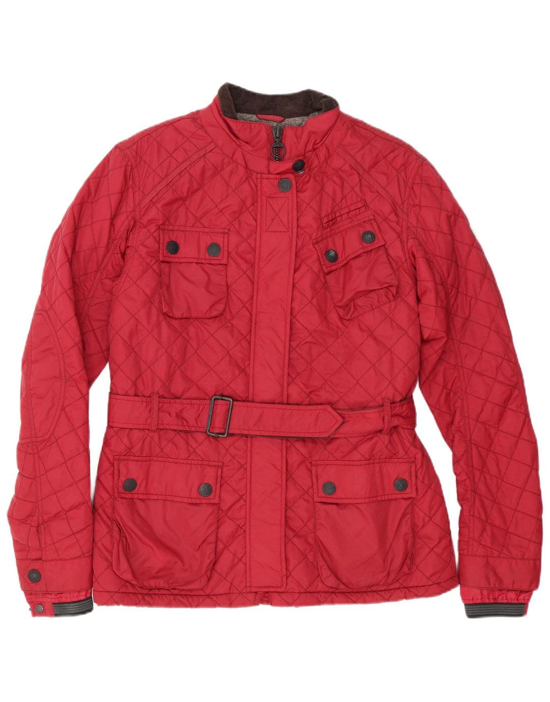 Superdry γυναικείο καπιτονέ μπουφάν UK 18 XL Red Nylon
