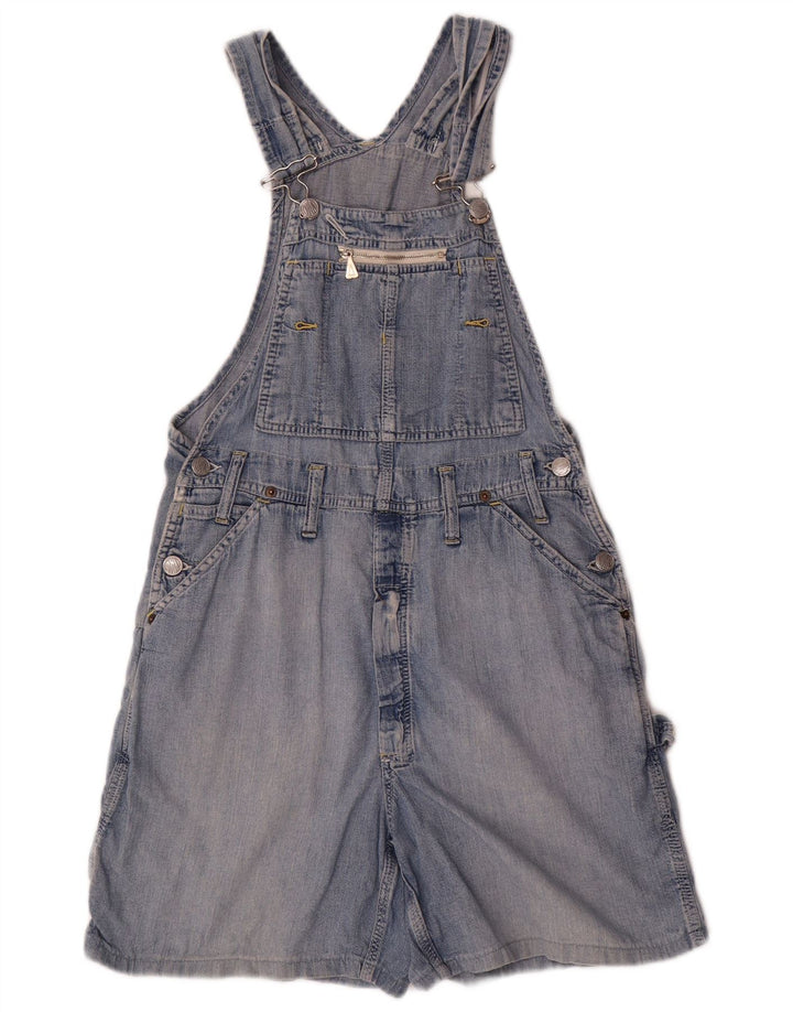 Replay γυναικείο τζιν σορτς Dungarees W30 Μεσαίο μπλε βαμβακερό