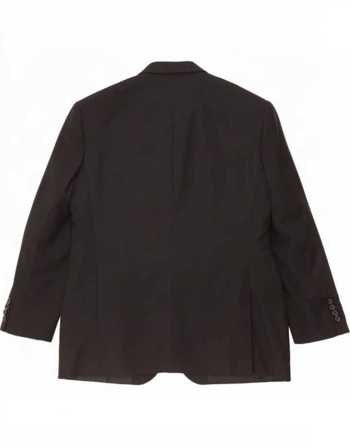 Marks & Spencer Ανδρικό μπουφάν blazer UK 48 2XL μαύρο πολυεστέρα
